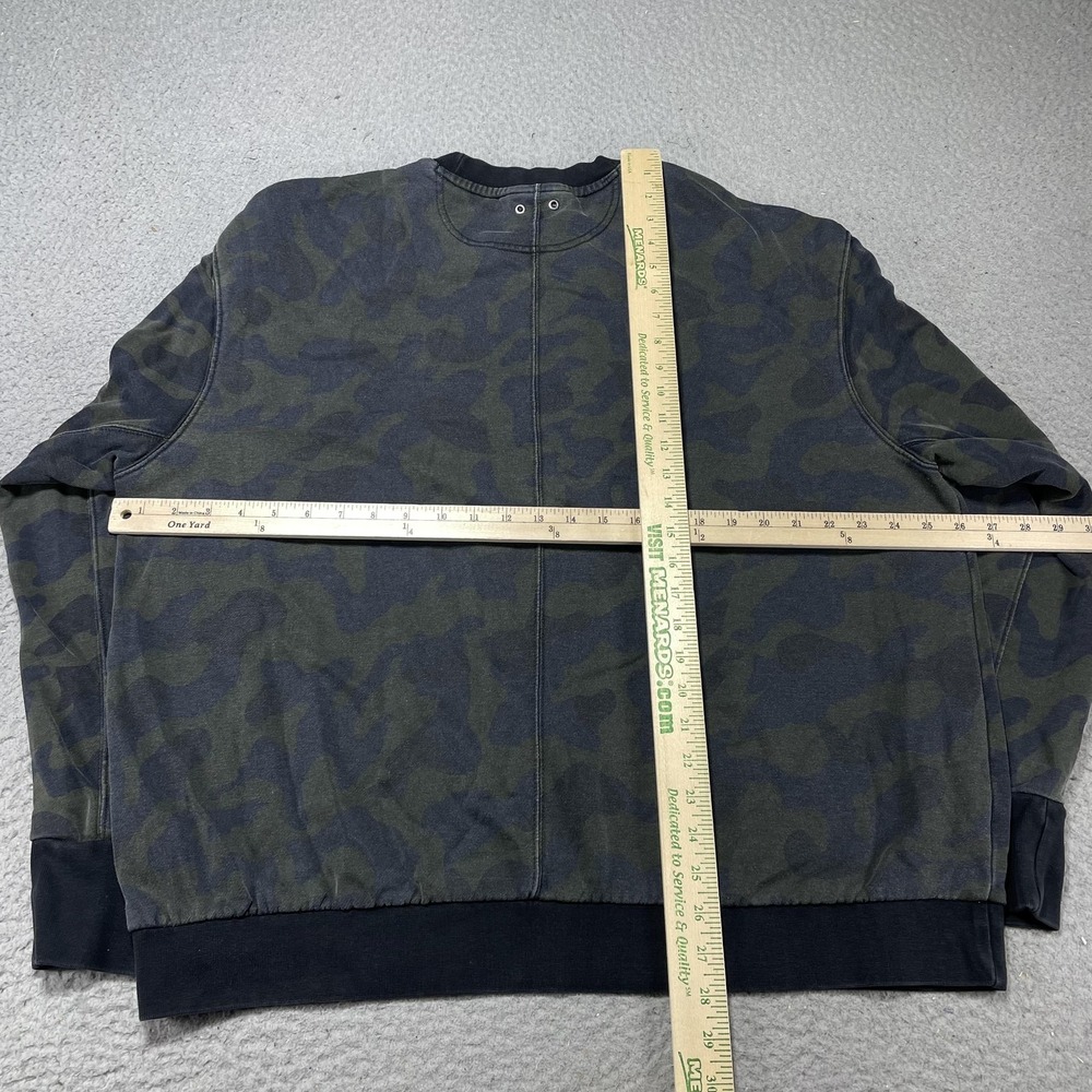 Nike Sweatshirt Mens‎ Large Green Camo 72 Patch Fleece Crewneck Pullover - Picture 5 of 10